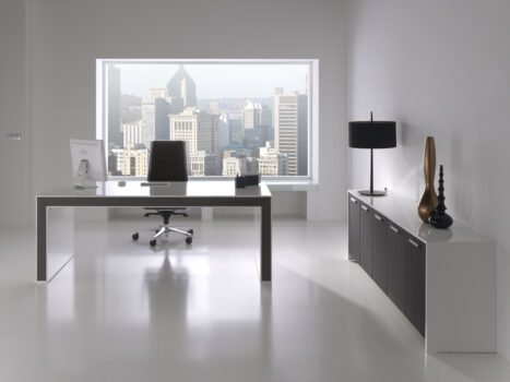 Mobiliario para oficina, donde se pasa mucho tiempo y de be ser cómodo y funcional